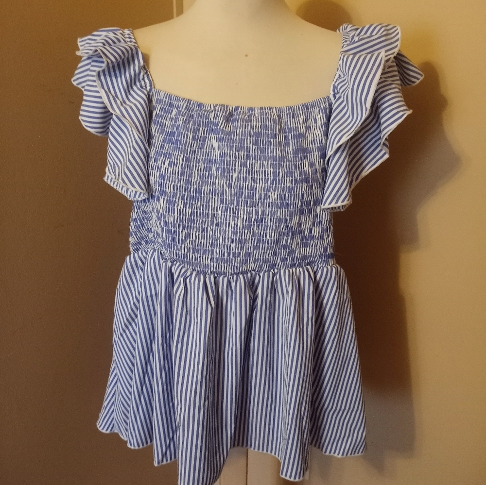 NWOT Womens Striped blouse